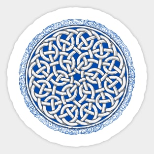 Celtic Knot - Blue Sticker